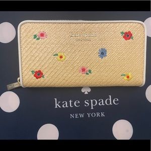 NWT kate spade large continental wallet garden boutique staci